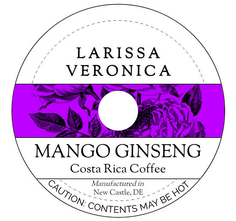 Mango Ginseng Costa Rica Coffee <BR>(Single Serve K-Cup Pods)