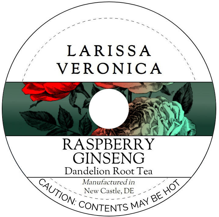 Raspberry Ginseng Dandelion Root Tea <BR>(Single Serve K-Cup Pods)