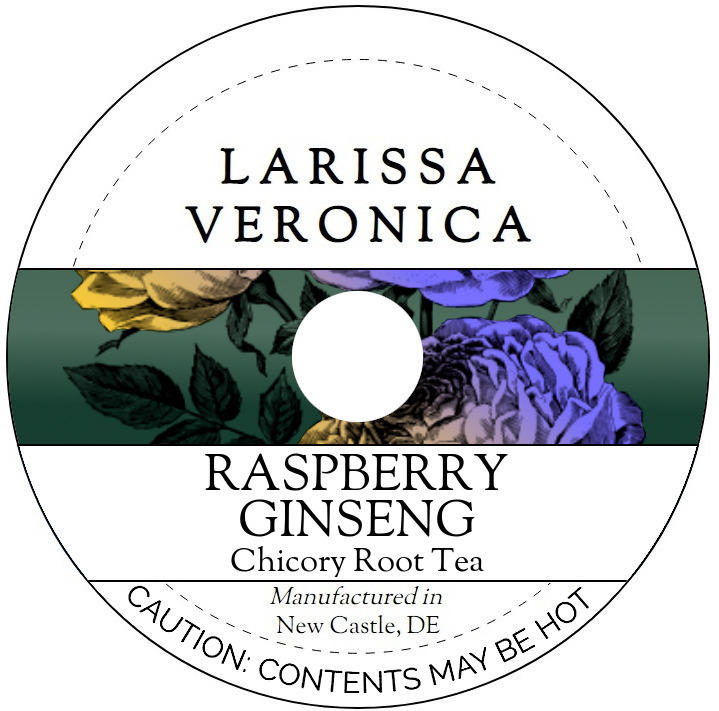 Raspberry Ginseng Chicory Root Tea <BR>(Single Serve K-Cup Pods)