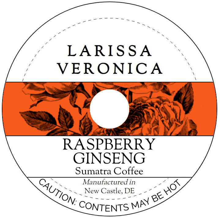 Raspberry Ginseng Sumatra Coffee <BR>(Single Serve K-Cup Pods)