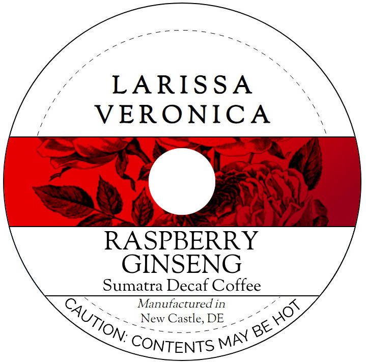 Raspberry Ginseng Sumatra Decaf Coffee <BR>(Single Serve K-Cup Pods)