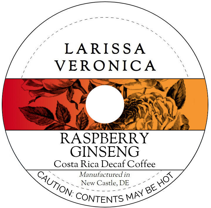 Raspberry Ginseng Costa Rica Decaf Coffee <BR>(Single Serve K-Cup Pods)