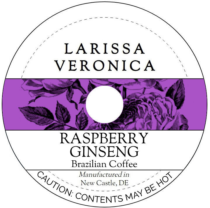 Raspberry Ginseng Brazilian Coffee <BR>(Single Serve K-Cup Pods)