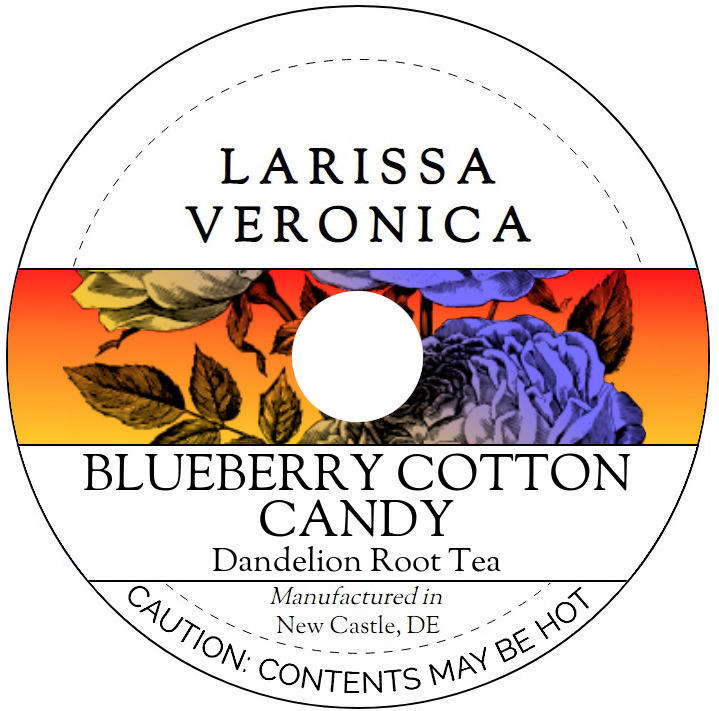 Blueberry Cotton Candy Dandelion Root Tea <BR>(Single Serve K-Cup Pods)