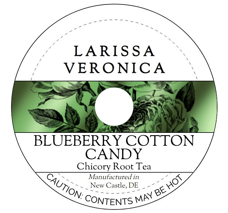 Blueberry Cotton Candy Chicory Root Tea <BR>(Single Serve K-Cup Pods)
