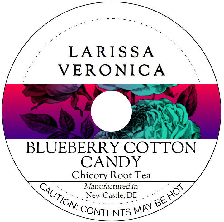 Blueberry Cotton Candy Chicory Root Tea <BR>(Single Serve K-Cup Pods)