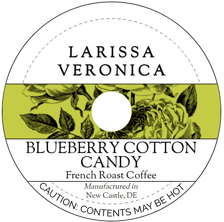 Blueberry Cotton Candy French Roast Coffee <BR>(Single Serve K-Cup Pods)