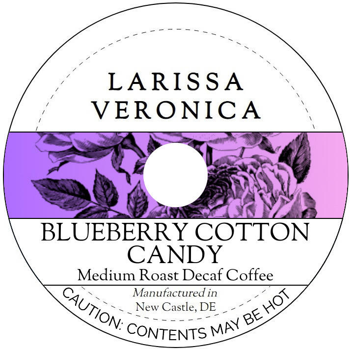 Blueberry Cotton Candy Medium Roast Decaf Coffee <BR>(Single Serve K-Cup Pods)
