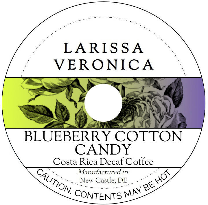 Blueberry Cotton Candy Costa Rica Decaf Coffee <BR>(Single Serve K-Cup Pods)