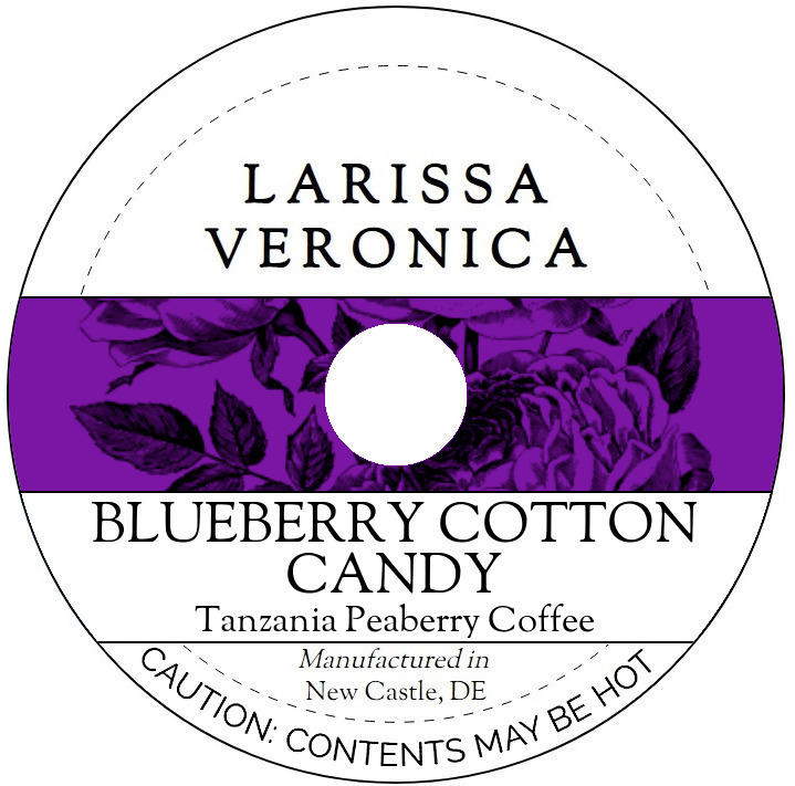 Blueberry Cotton Candy Tanzania Peaberry Coffee <BR>(Single Serve K-Cup Pods)