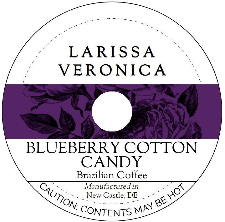 Blueberry Cotton Candy Brazilian Coffee <BR>(Single Serve K-Cup Pods)