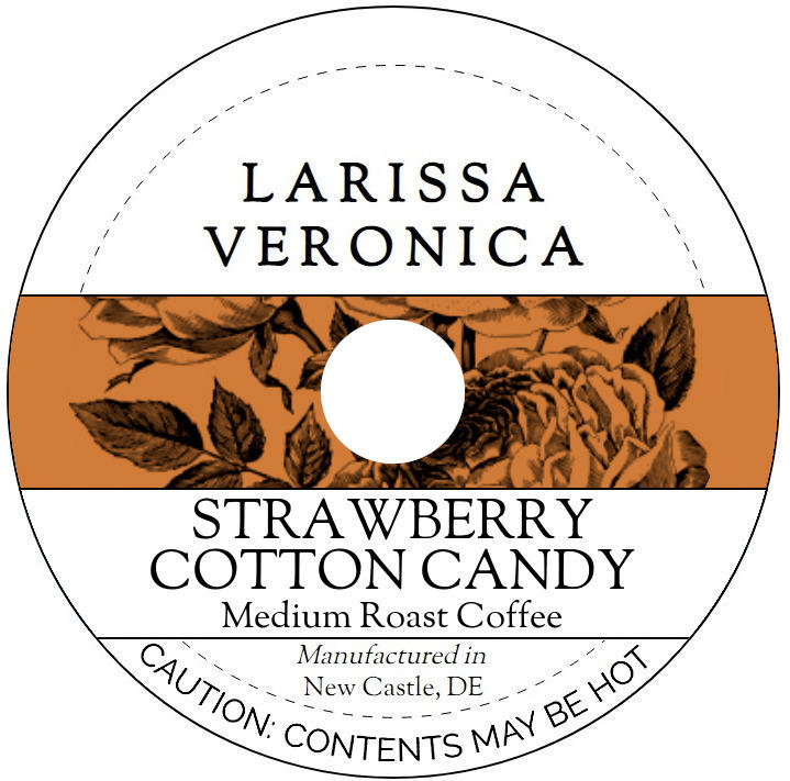 Strawberry Cotton Candy Medium Roast Coffee <BR>(Single Serve K-Cup Pods)