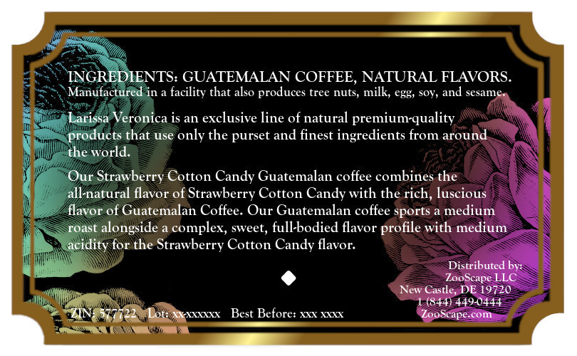 Strawberry Cotton Candy Guatemalan Coffee <BR>(Single Serve K-Cup Pods)