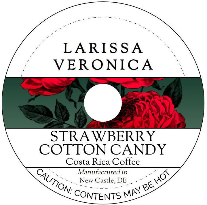 Strawberry Cotton Candy Costa Rica Coffee <BR>(Single Serve K-Cup Pods)