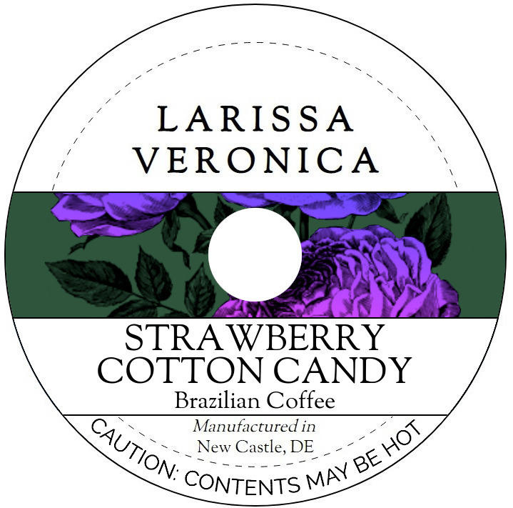 Strawberry Cotton Candy Brazilian Coffee <BR>(Single Serve K-Cup Pods)