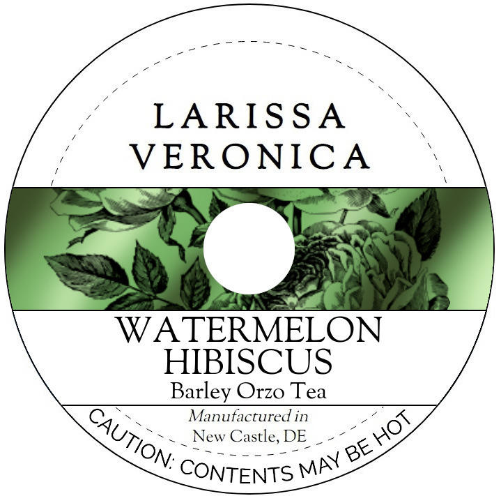 Watermelon Hibiscus Barley Orzo Tea <BR>(Single Serve K-Cup Pods)