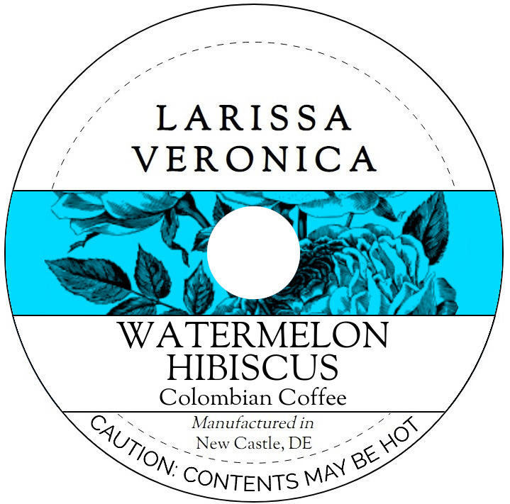 Watermelon Hibiscus Colombian Coffee <BR>(Single Serve K-Cup Pods)