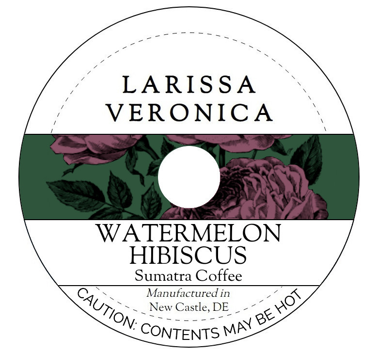 Watermelon Hibiscus Sumatra Coffee <BR>(Single Serve K-Cup Pods)