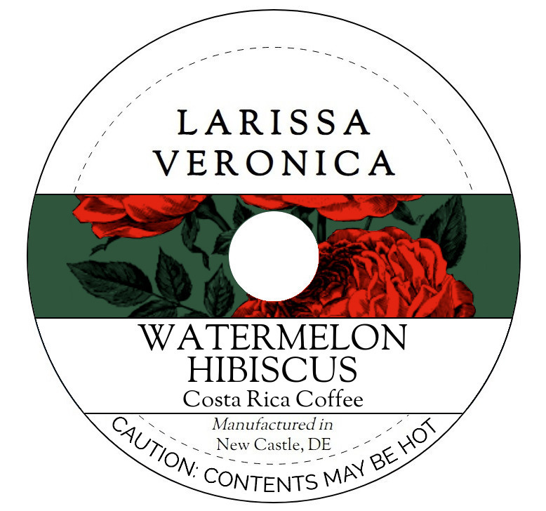 Watermelon Hibiscus Costa Rica Coffee <BR>(Single Serve K-Cup Pods)