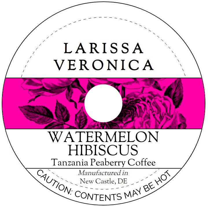 Watermelon Hibiscus Tanzania Peaberry Coffee <BR>(Single Serve K-Cup Pods)