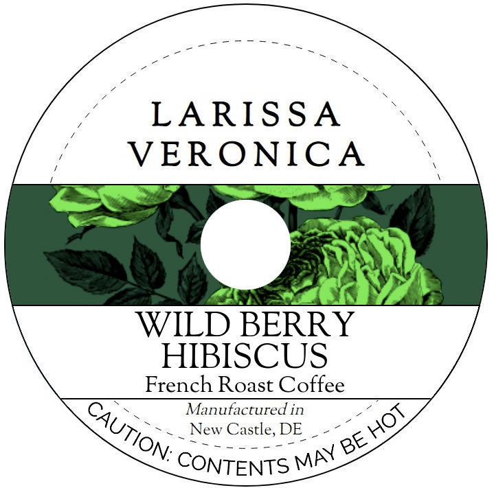 Wild Berry Hibiscus French Roast Coffee <BR>(Single Serve K-Cup Pods)