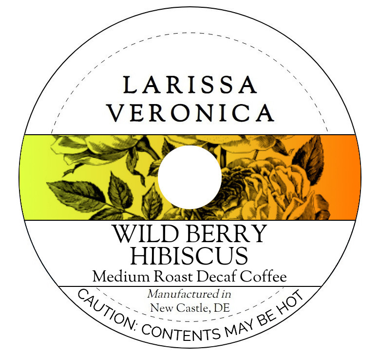 Wild Berry Hibiscus Medium Roast Decaf Coffee <BR>(Single Serve K-Cup Pods)