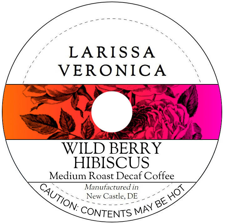 Wild Berry Hibiscus Medium Roast Decaf Coffee <BR>(Single Serve K-Cup Pods)