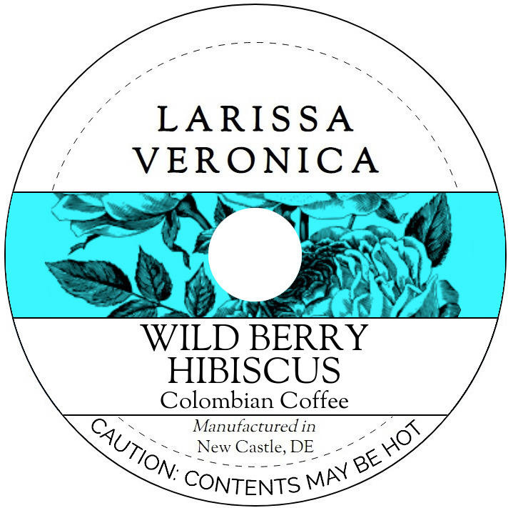 Wild Berry Hibiscus Colombian Coffee <BR>(Single Serve K-Cup Pods)