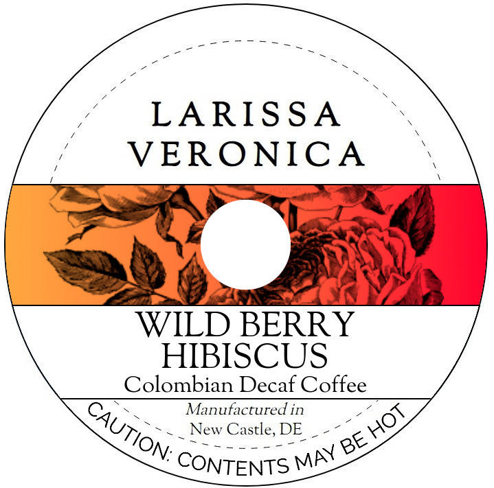 Wild Berry Hibiscus Colombian Decaf Coffee <BR>(Single Serve K-Cup Pods)