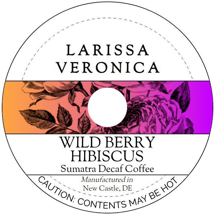 Wild Berry Hibiscus Sumatra Decaf Coffee <BR>(Single Serve K-Cup Pods)