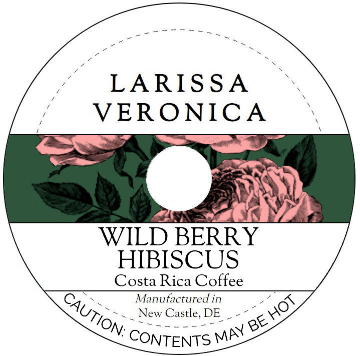 Wild Berry Hibiscus Costa Rica Coffee <BR>(Single Serve K-Cup Pods)