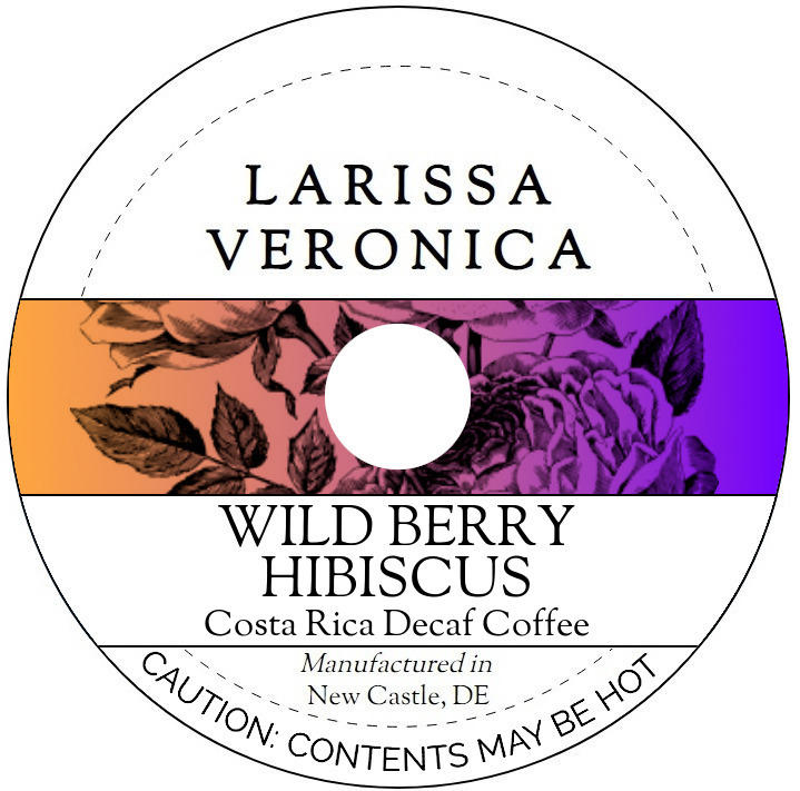 Wild Berry Hibiscus Costa Rica Decaf Coffee <BR>(Single Serve K-Cup Pods)