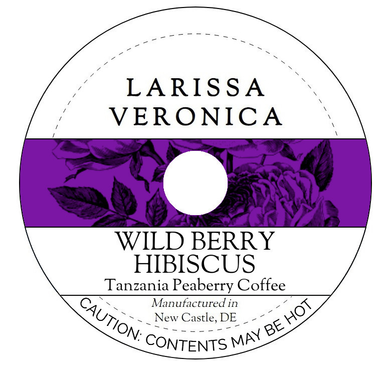 Wild Berry Hibiscus Tanzania Peaberry Coffee <BR>(Single Serve K-Cup Pods)