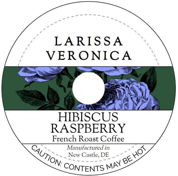 Hibiscus Raspberry French Roast Coffee <BR>(Single Serve K-Cup Pods)