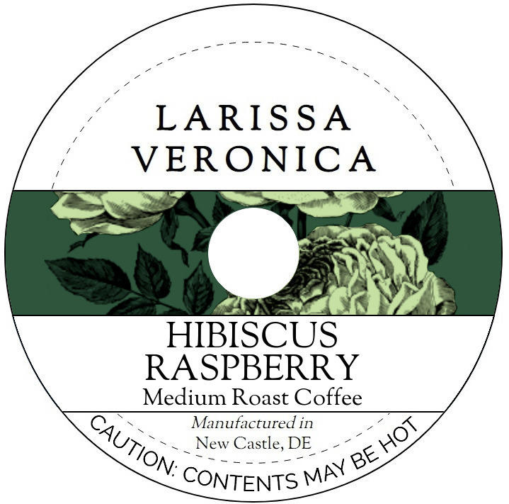 Hibiscus Raspberry Medium Roast Coffee <BR>(Single Serve K-Cup Pods)