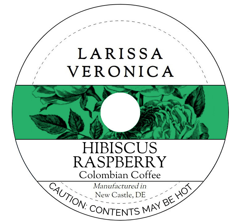 Hibiscus Raspberry Colombian Coffee <BR>(Single Serve K-Cup Pods)