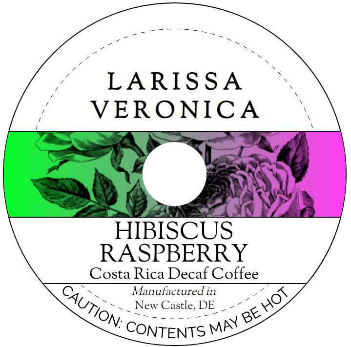 Hibiscus Raspberry Costa Rica Decaf Coffee <BR>(Single Serve K-Cup Pods)