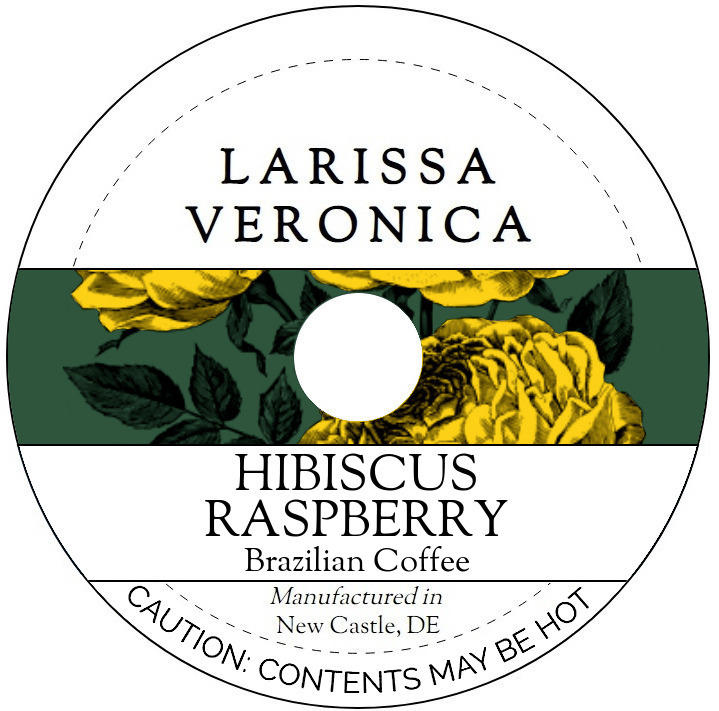 Hibiscus Raspberry Brazilian Coffee <BR>(Single Serve K-Cup Pods)