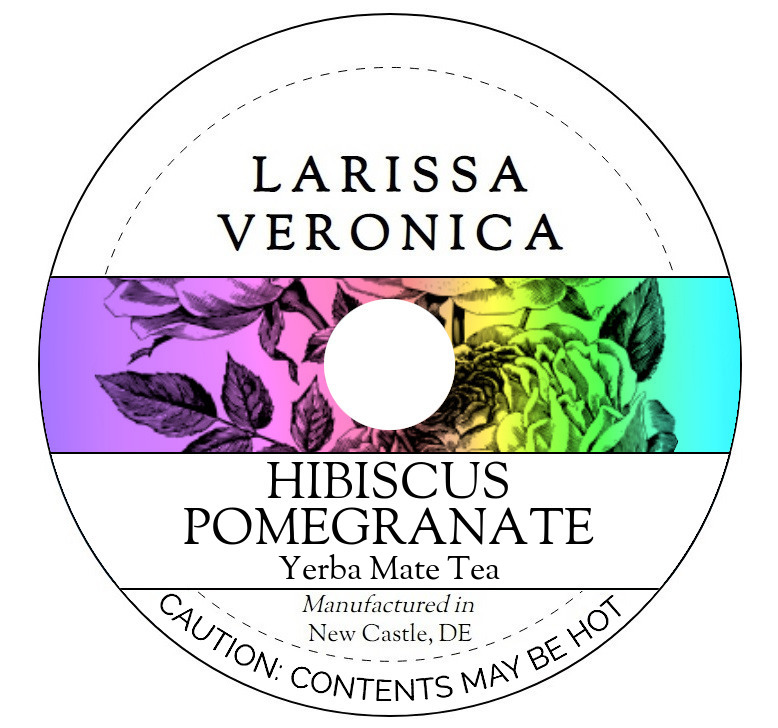 Hibiscus Pomegranate Yerba Mate Tea <BR>(Single Serve K-Cup Pods)