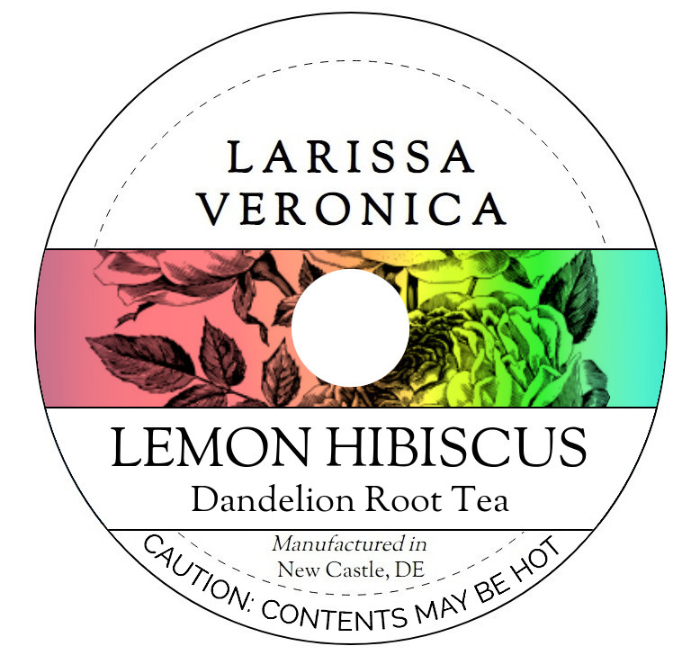 Lemon Hibiscus Dandelion Root Tea <BR>(Single Serve K-Cup Pods)