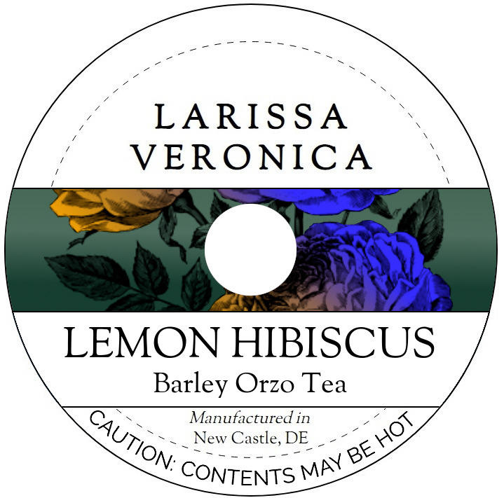 Lemon Hibiscus Barley Orzo Tea <BR>(Single Serve K-Cup Pods)