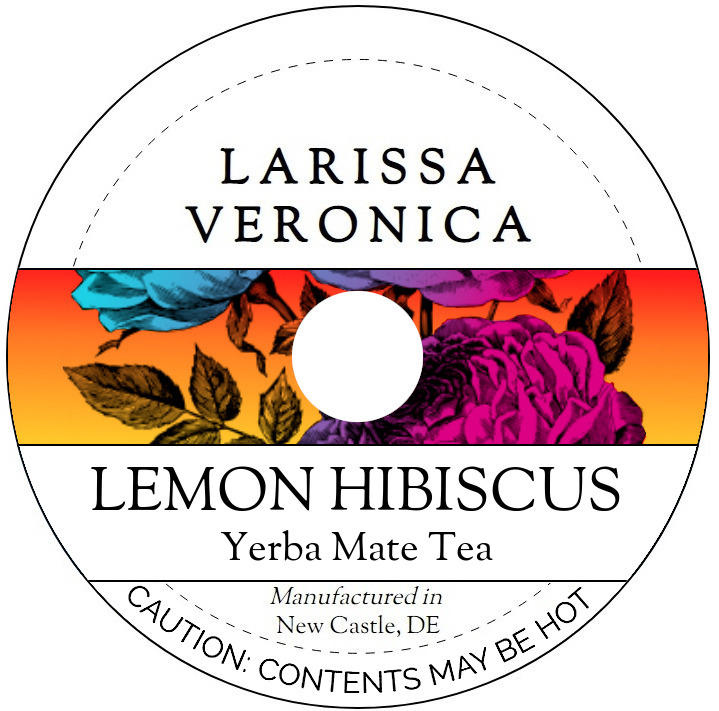 Lemon Hibiscus Yerba Mate Tea <BR>(Single Serve K-Cup Pods)