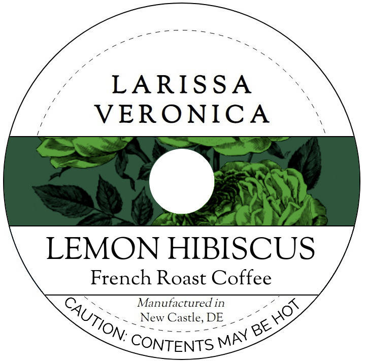 Lemon Hibiscus French Roast Coffee <BR>(Single Serve K-Cup Pods)