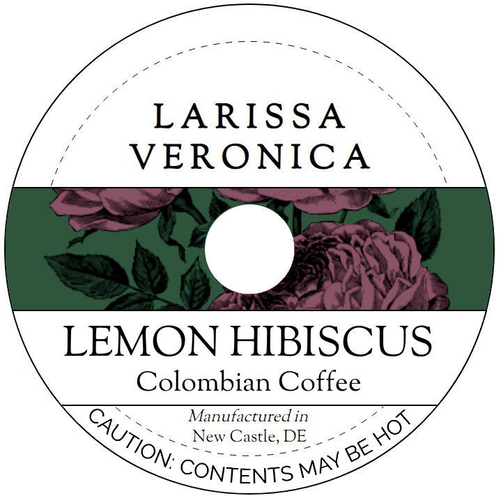 Lemon Hibiscus Colombian Coffee <BR>(Single Serve K-Cup Pods)