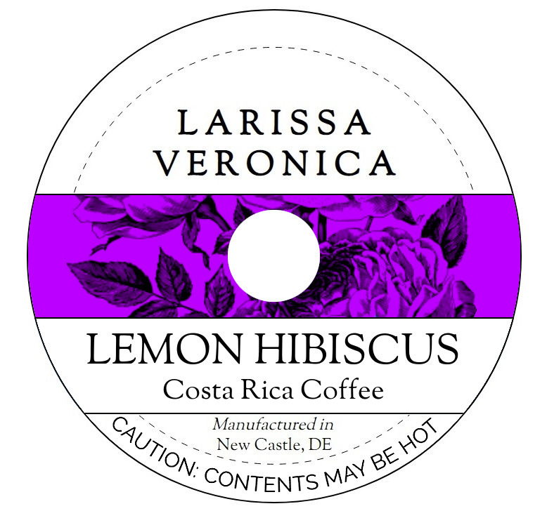 Lemon Hibiscus Costa Rica Coffee <BR>(Single Serve K-Cup Pods)