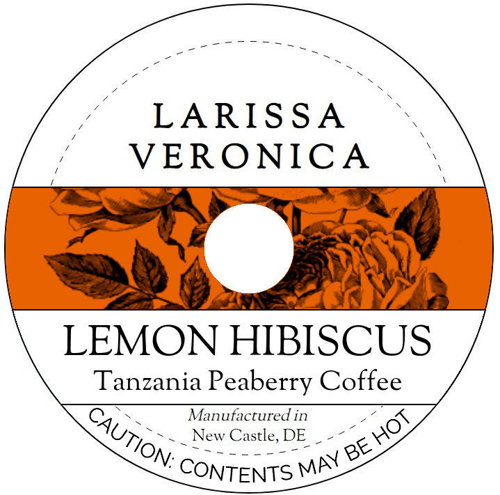 Lemon Hibiscus Tanzania Peaberry Coffee <BR>(Single Serve K-Cup Pods)