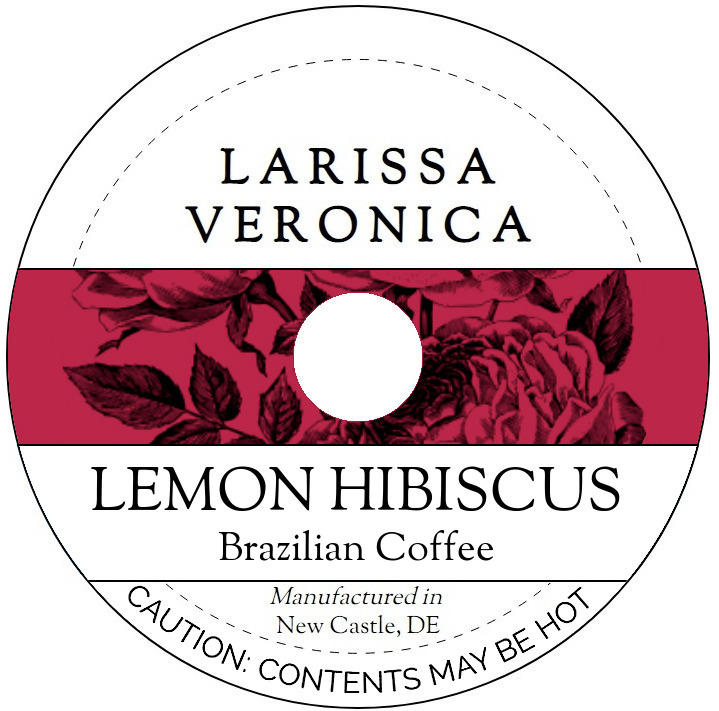 Lemon Hibiscus Brazilian Coffee <BR>(Single Serve K-Cup Pods)