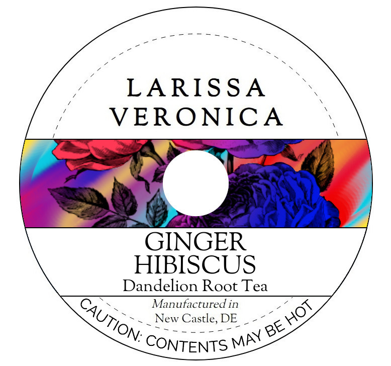 Ginger Hibiscus Dandelion Root Tea <BR>(Single Serve K-Cup Pods)
