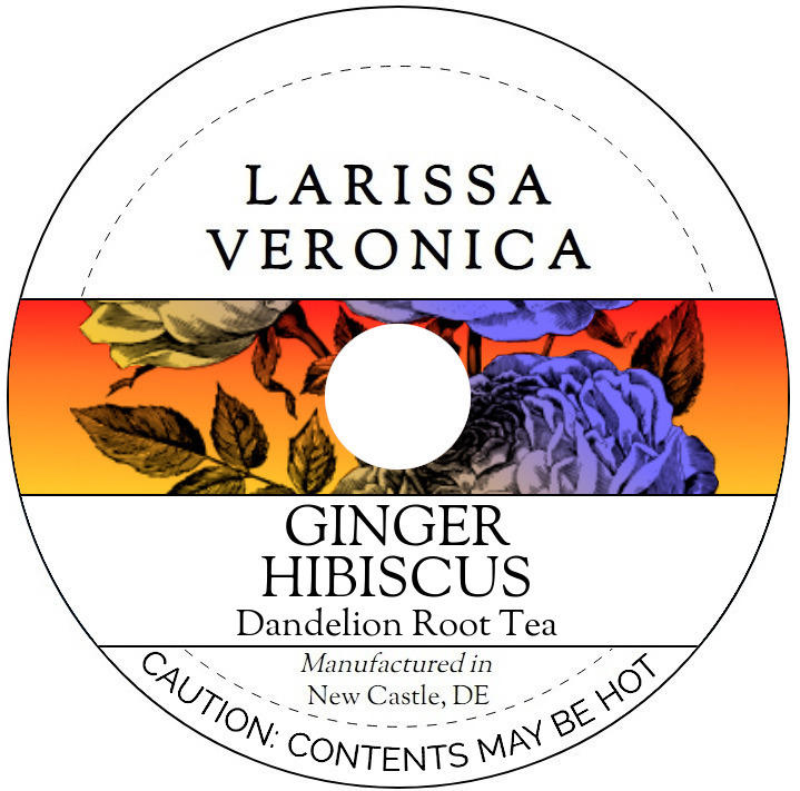 Ginger Hibiscus Dandelion Root Tea <BR>(Single Serve K-Cup Pods)