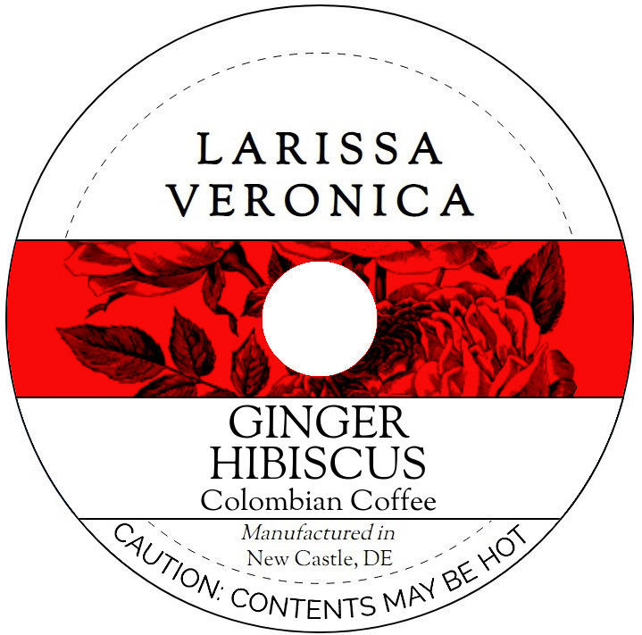 Ginger Hibiscus Colombian Coffee <BR>(Single Serve K-Cup Pods)